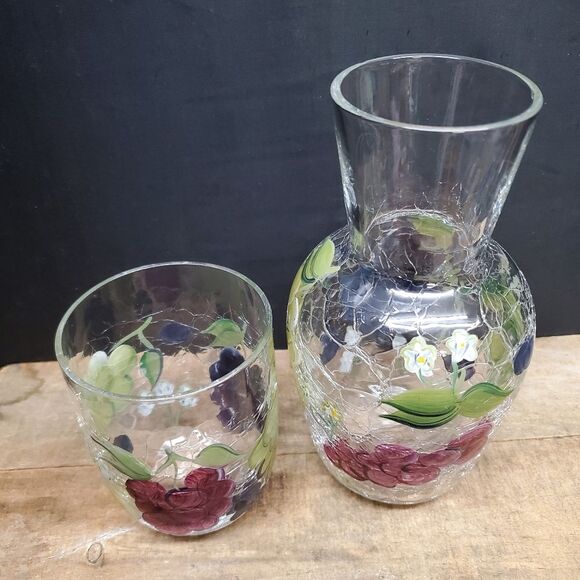 Home Essentials Grapes Bedside Carafe and Tumbler - Picture 4 of 7